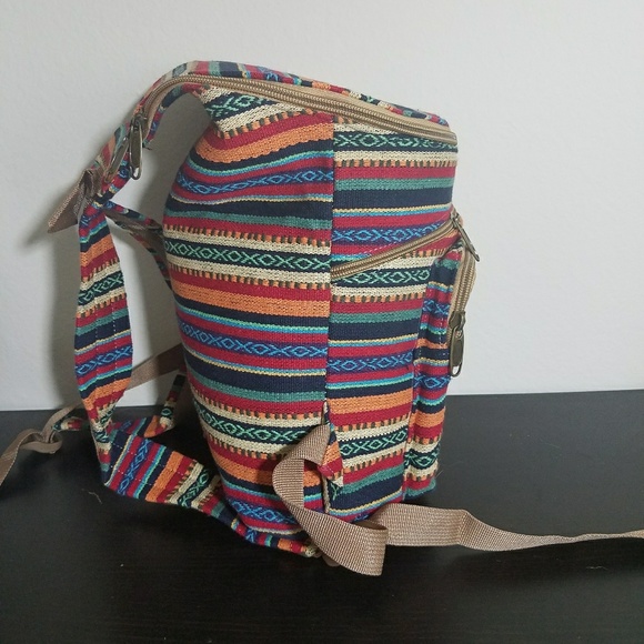 MOVING SALE FINAL PRICE Handmade brand new bohemian mini backpack - Picture 2 of 5